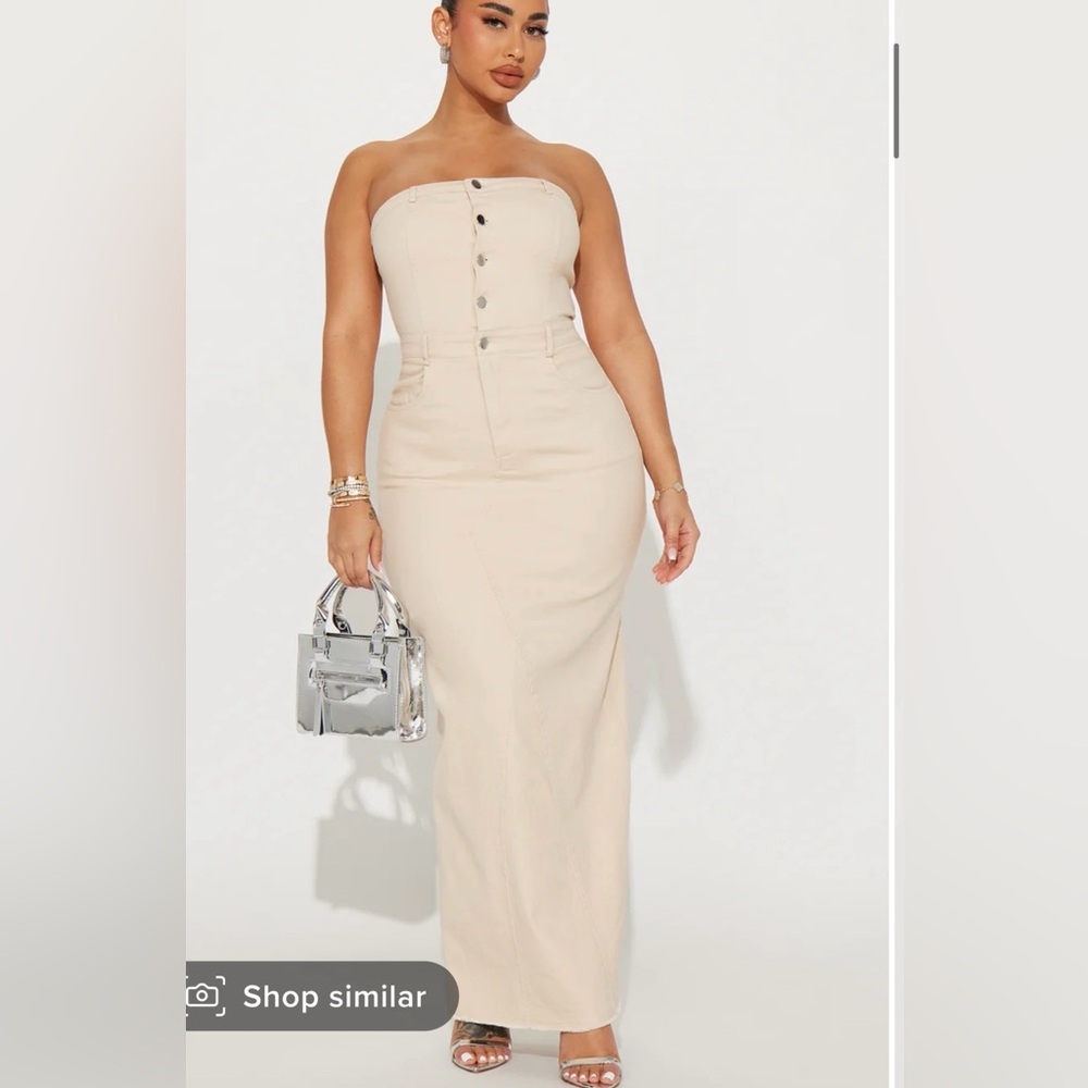 Denim Maxi Dress